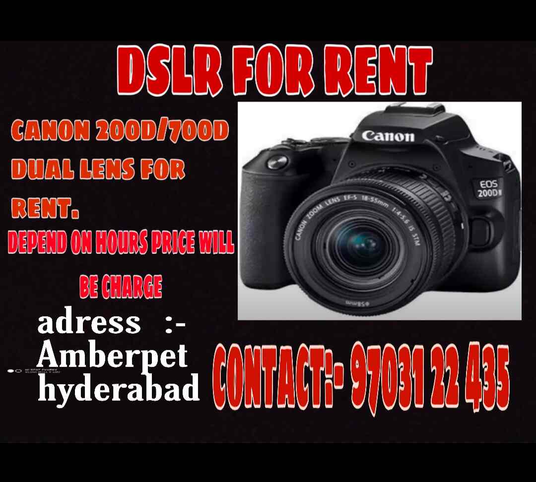 dslr in rent near me