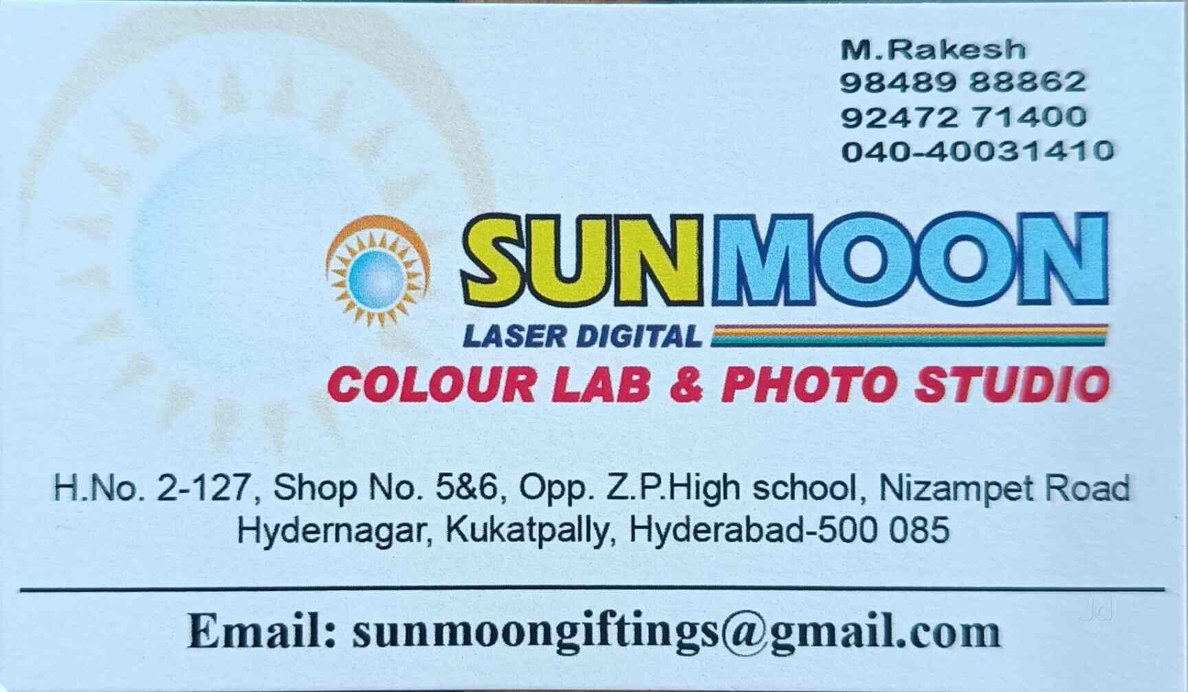 Sunmoon Colour Lab & Photo Studio in Nizampet,Hyderabad - Best ...