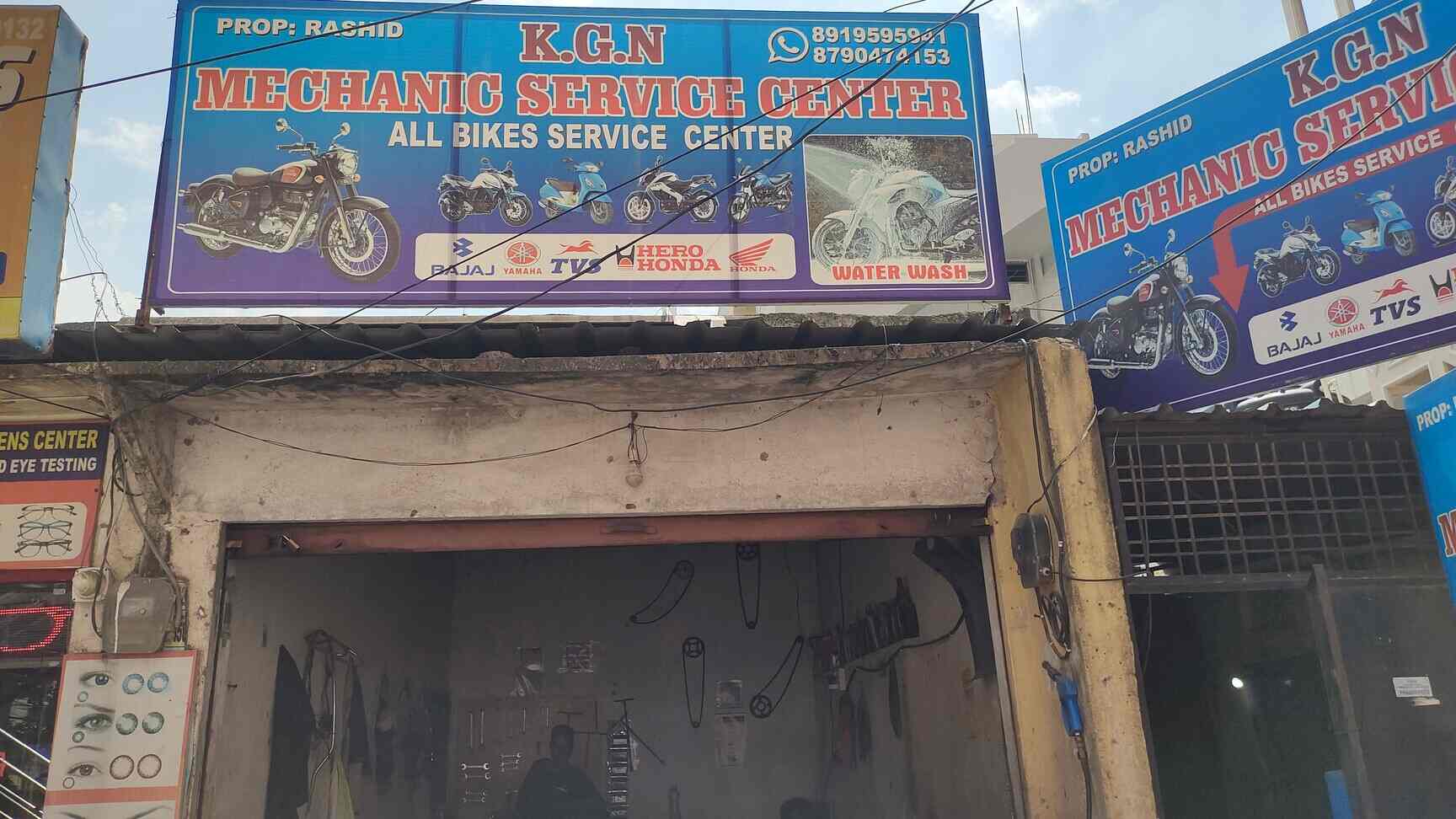 KGN Mechanic Service Center in Kondapur,Hyderabad Best Motorcycle