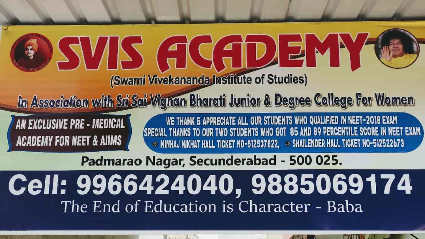 SVIS Academy in Padmarao Nagar,Hyderabad - Best Neet Tutorials in ...