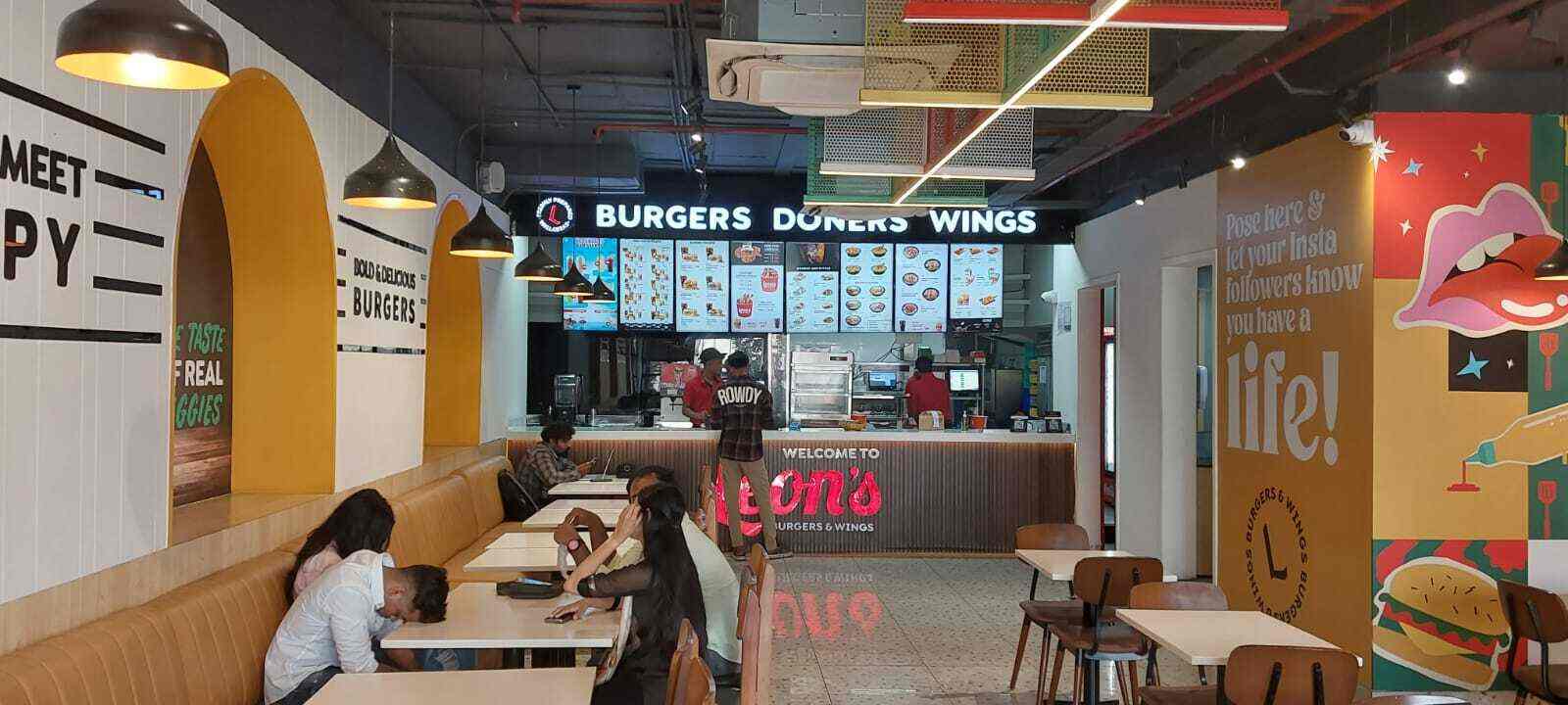 Leon's Burgers & Wings Hitech City in Madhapur,Hyderabad Best Fast