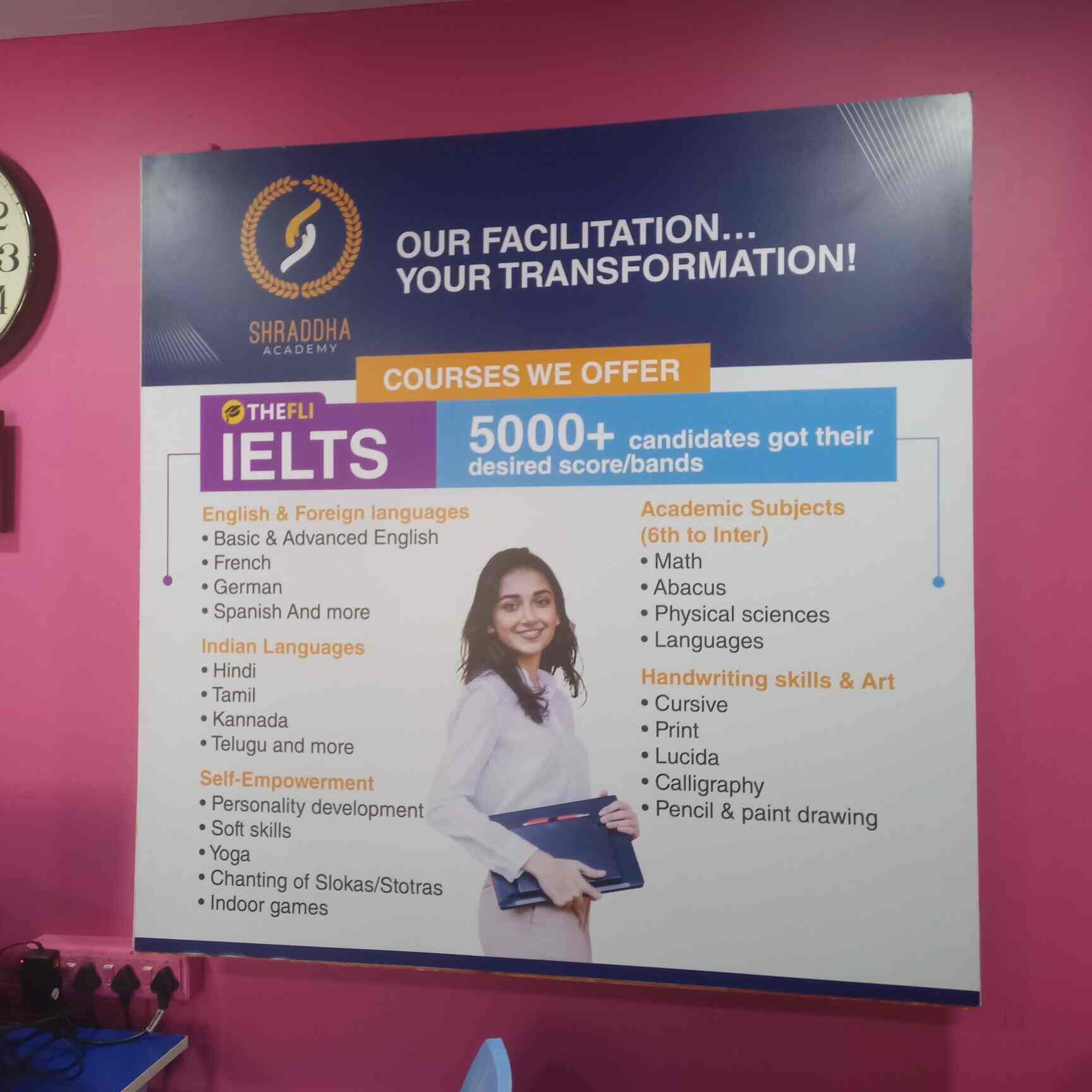 Shraddha Spoken English & Calligraphy Classes in Ameerpet,Hyderabad