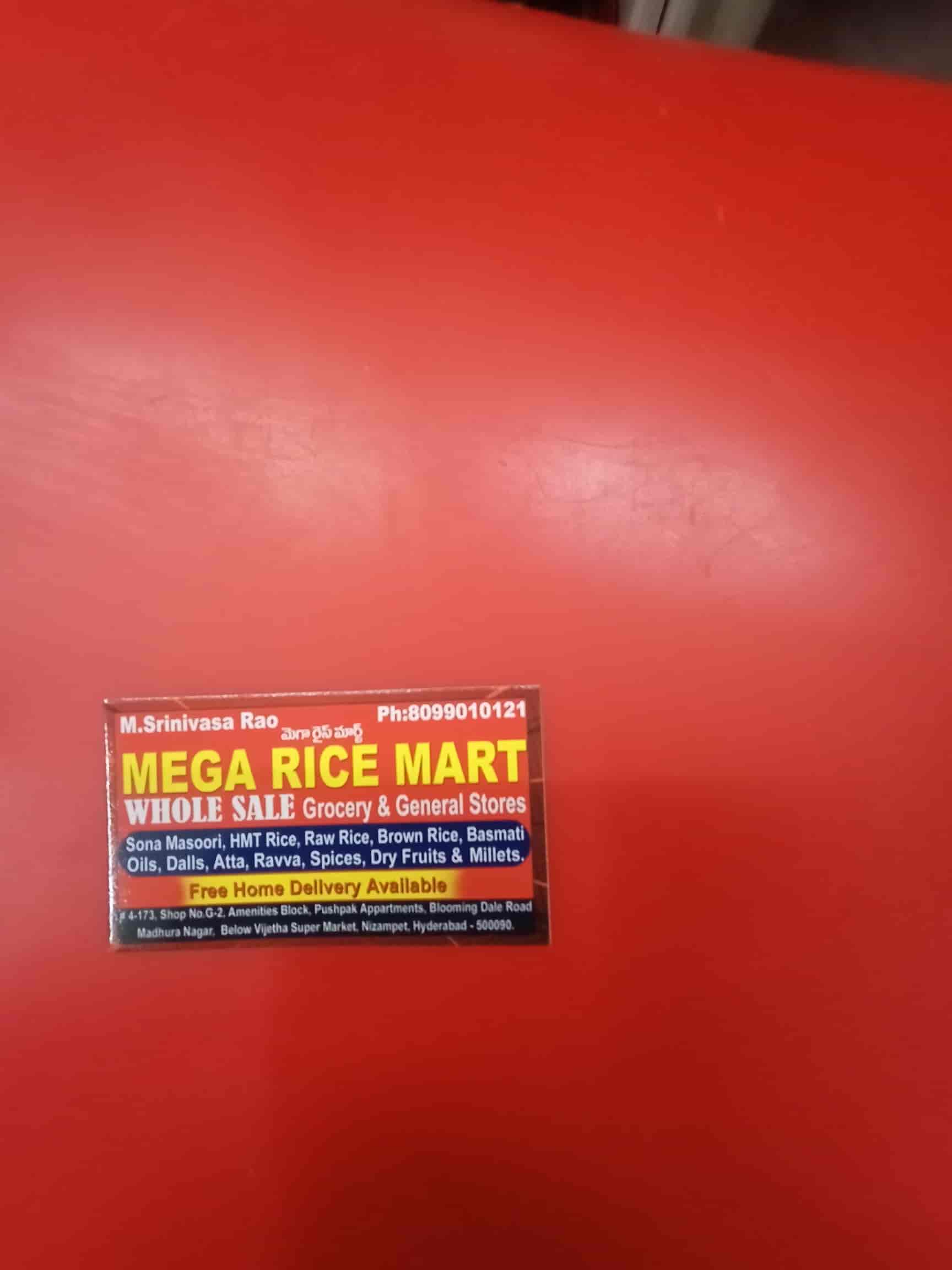 Mega Rice Mart in Nizampet,Hyderabad - Best Grocery Stores in Hyderabad