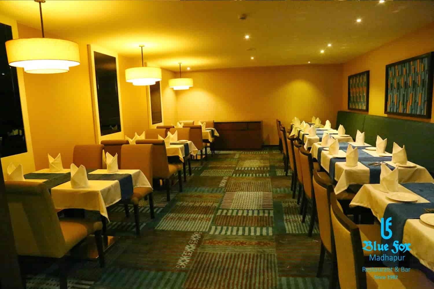 Blue Fox Restaurant in Madhapur,Hyderabad Order Food Online Best