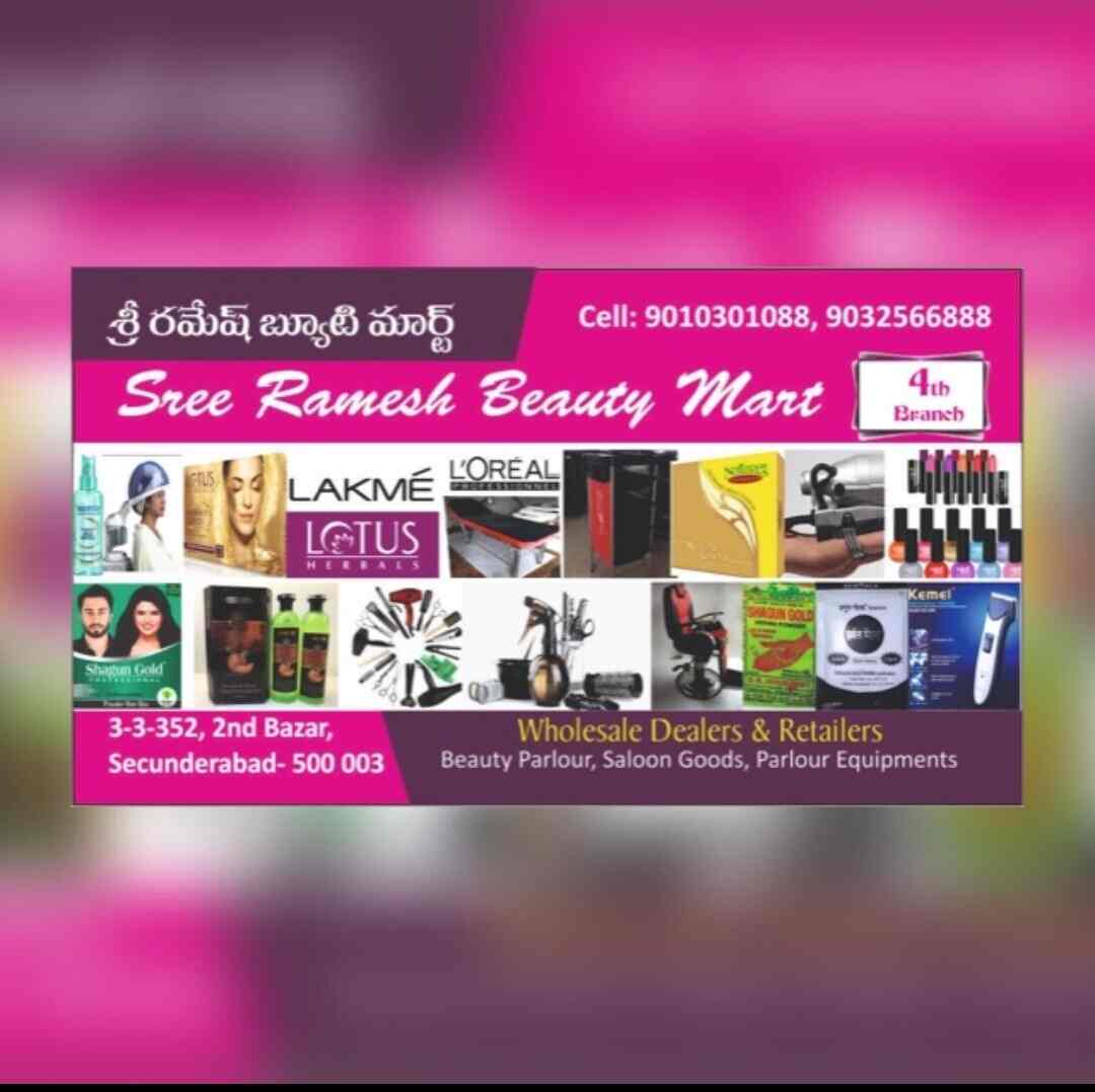 Sree Ramesh Beauty Mart in Secunderabad,Hyderabad Best Cosmetic