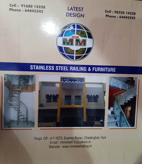 Catalogue M M Stainless Steel Furniture In Esamia Bazar Hyderabad 