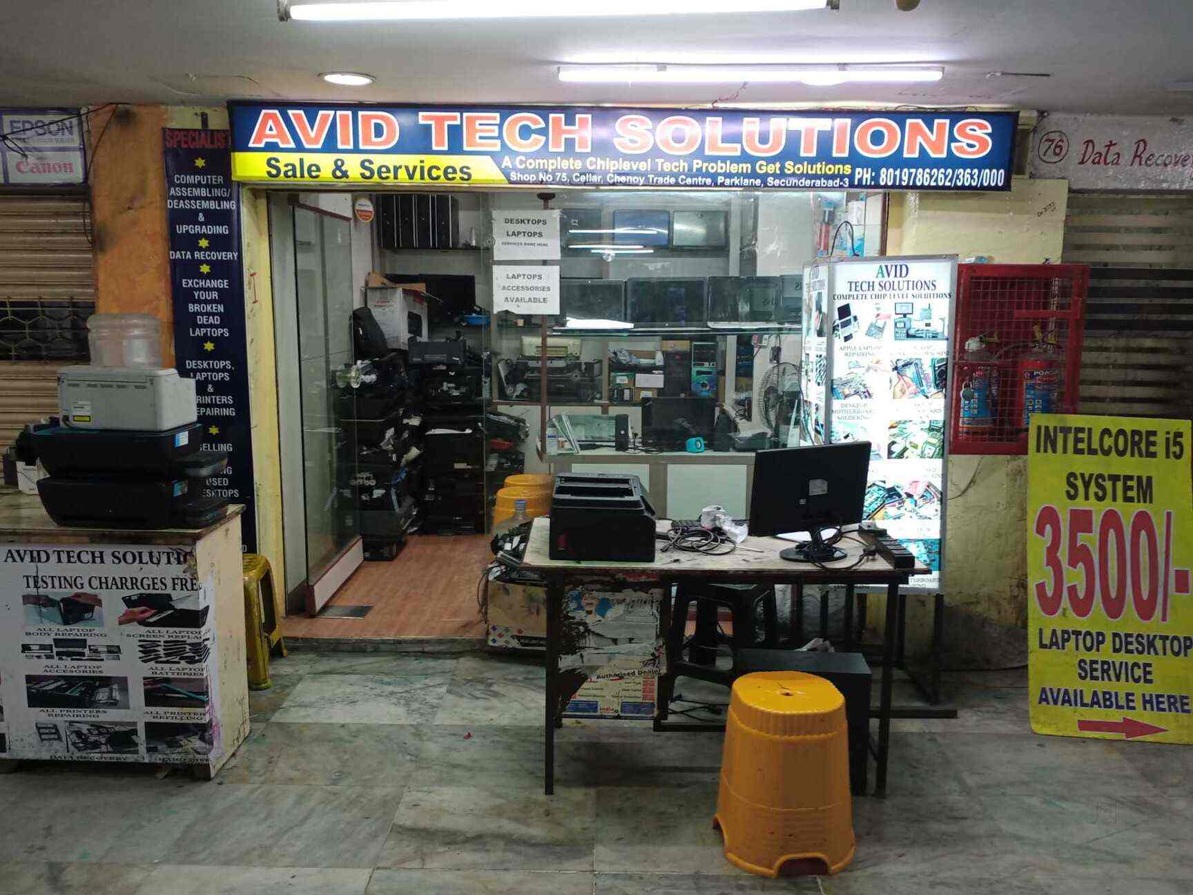 Avid Tech Solutions, Park Lanesecunderabad Computer Repair