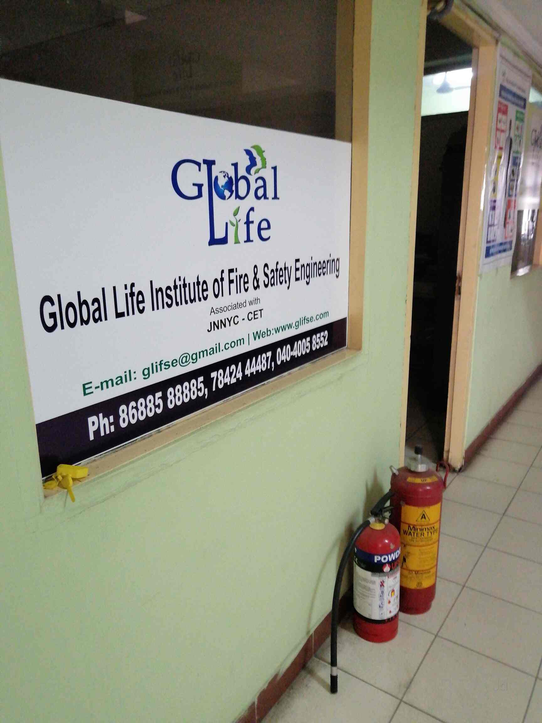 Global Life Institute Of Fire & Safety Engineering, Ameerpet Fire
