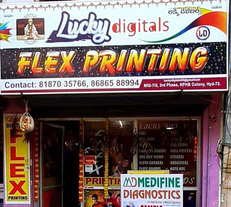 Lucky Digitals Flex Printing in KPHB Colony,Hyderabad Best Printing