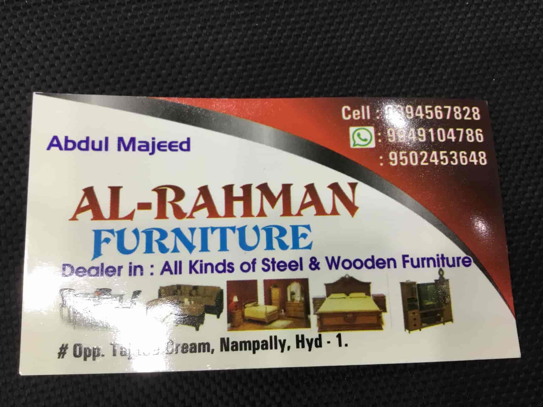 Al Rahman Furniture in Nampally,Hyderabad Best Bedroom Furniture