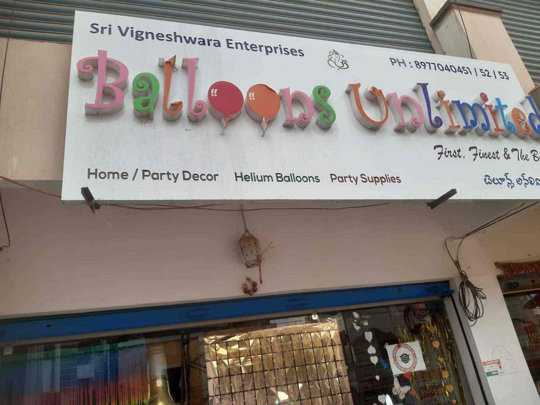 Catalogue Balloons Unlimited in Alwal , Hyderabad Justdial