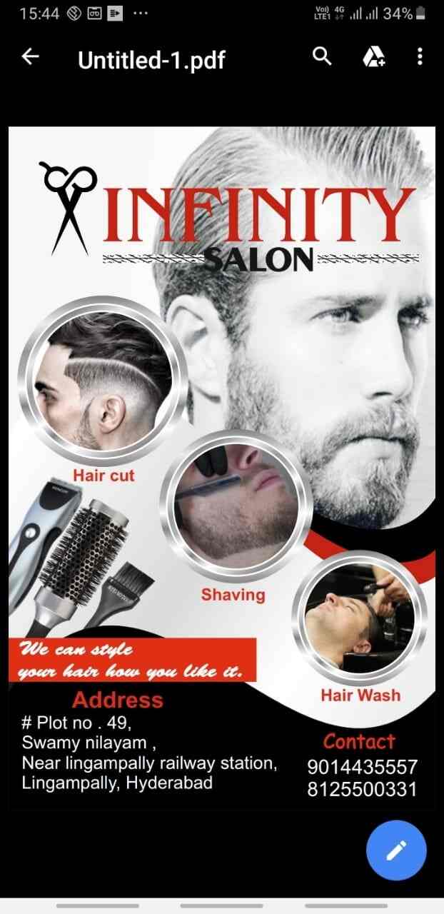 Infinity Hair Salon in Serilingampally,Hyderabad Best Salons in Hyderabad Justdial