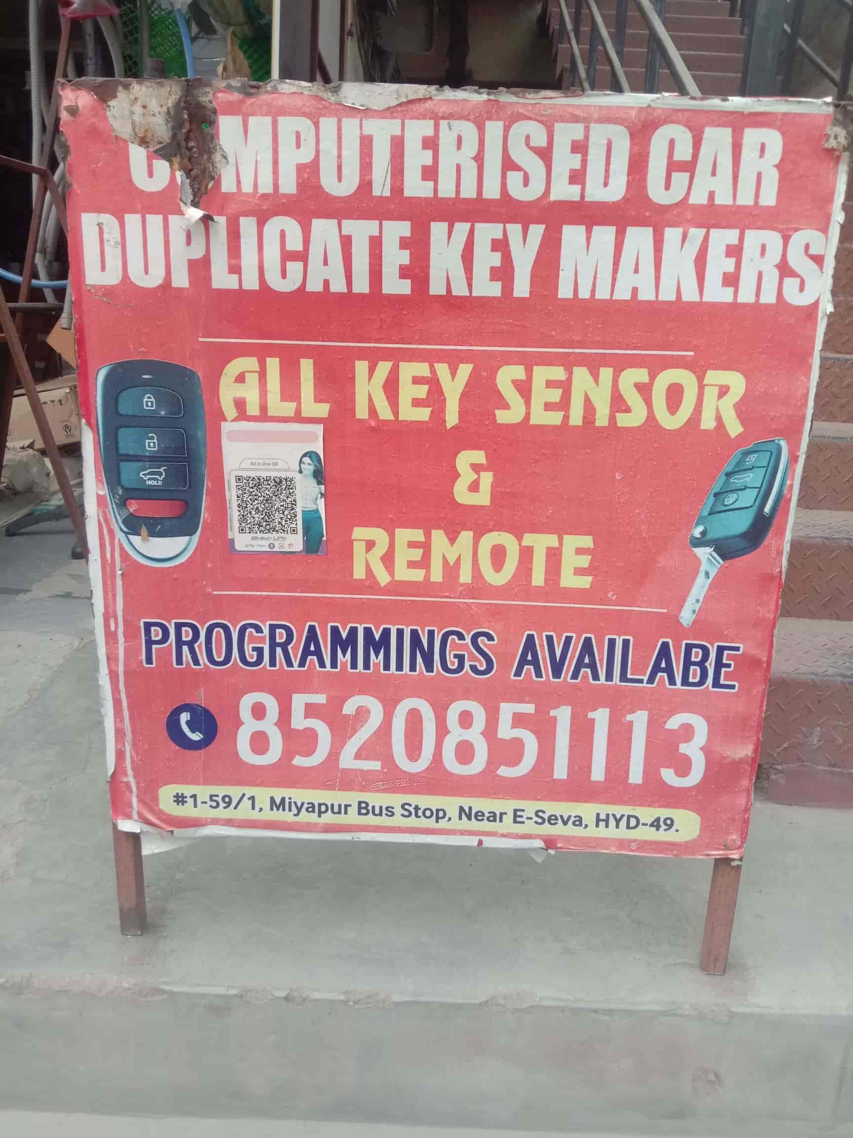 Top computerised duplicate key makers in kphb colony hyderabad best