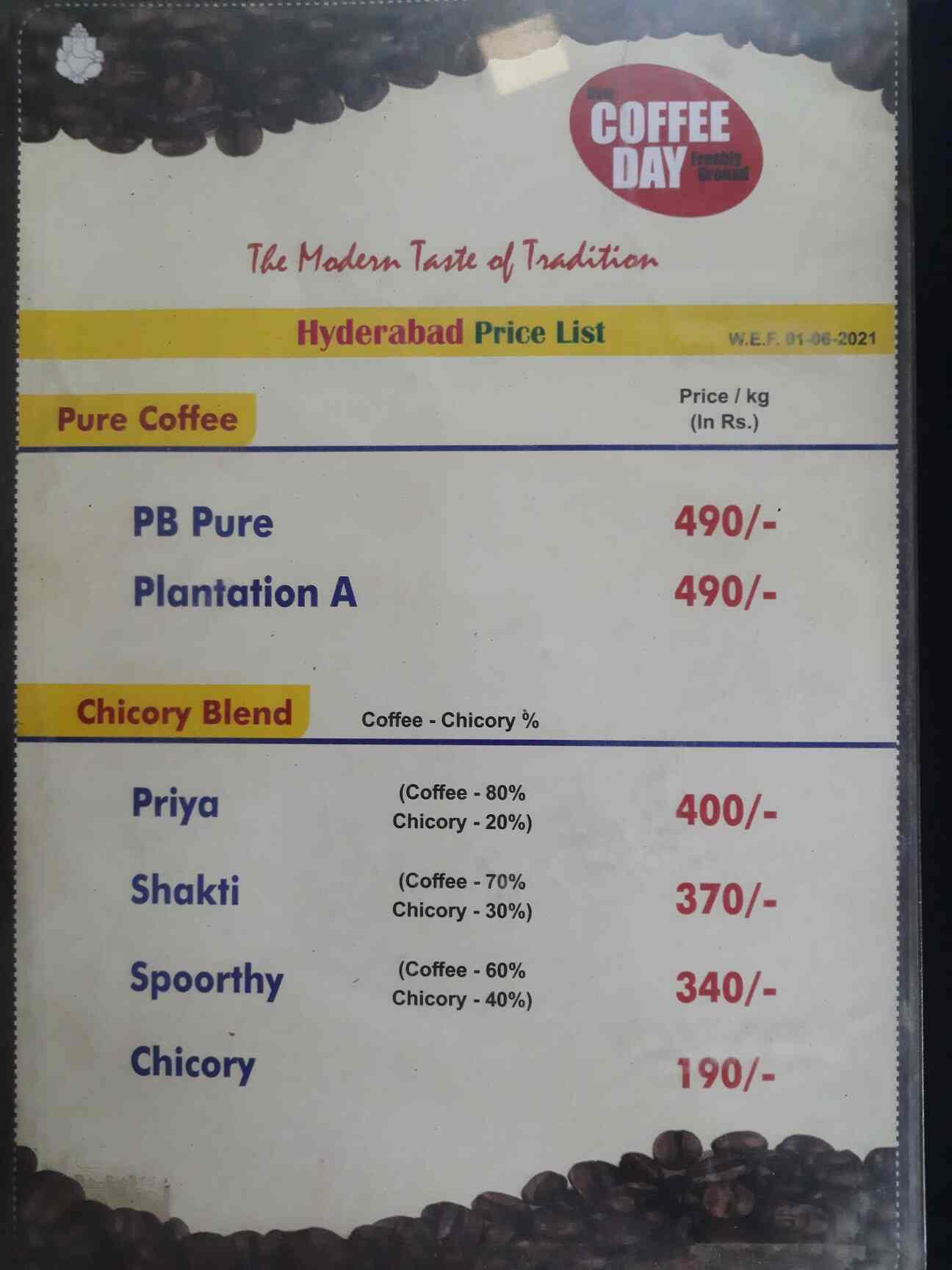 Coffee Day in Dilsukh Nagar,Hyderabad Best Coffee Powder Retailers in