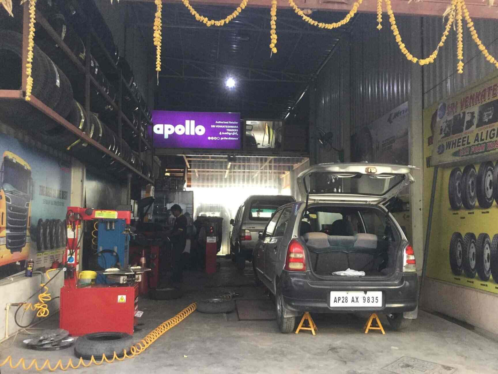 Sri Venkateshwara Wheels in Chintal,Hyderabad Best Wheel Alignment