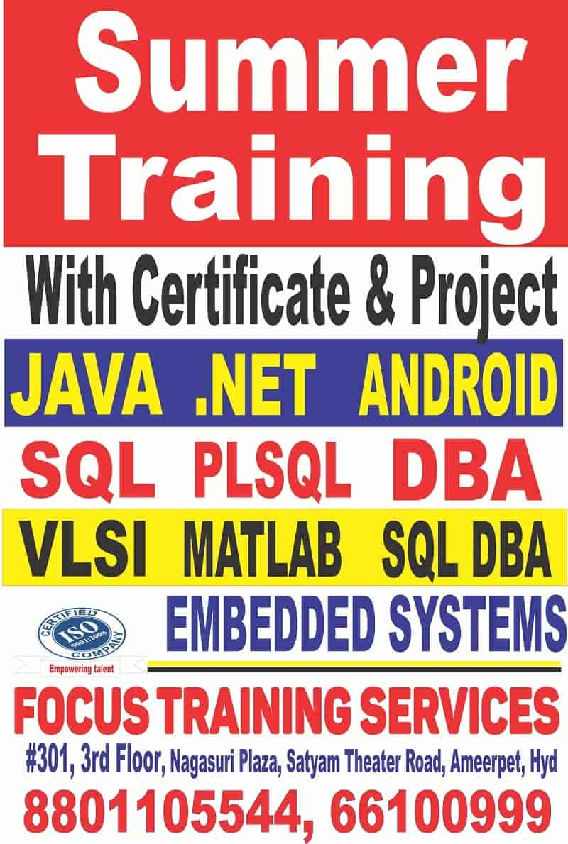 VLSI & Embedded Training Institute in Ameerpet,Hyderabad - Best ...