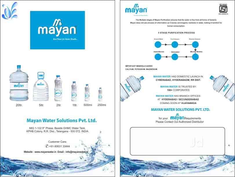 Top Water Suppliers in Matrusri NagarHafeezpet, Hyderabad Best Water