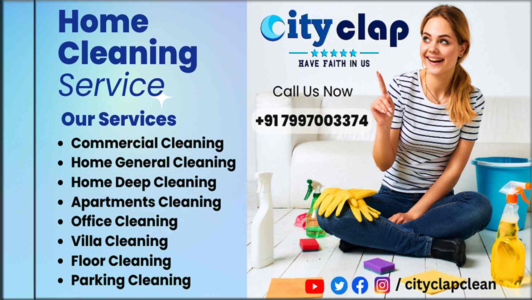 City Clap Cleaning Services in Film Nagar,Hyderabad Best Residential