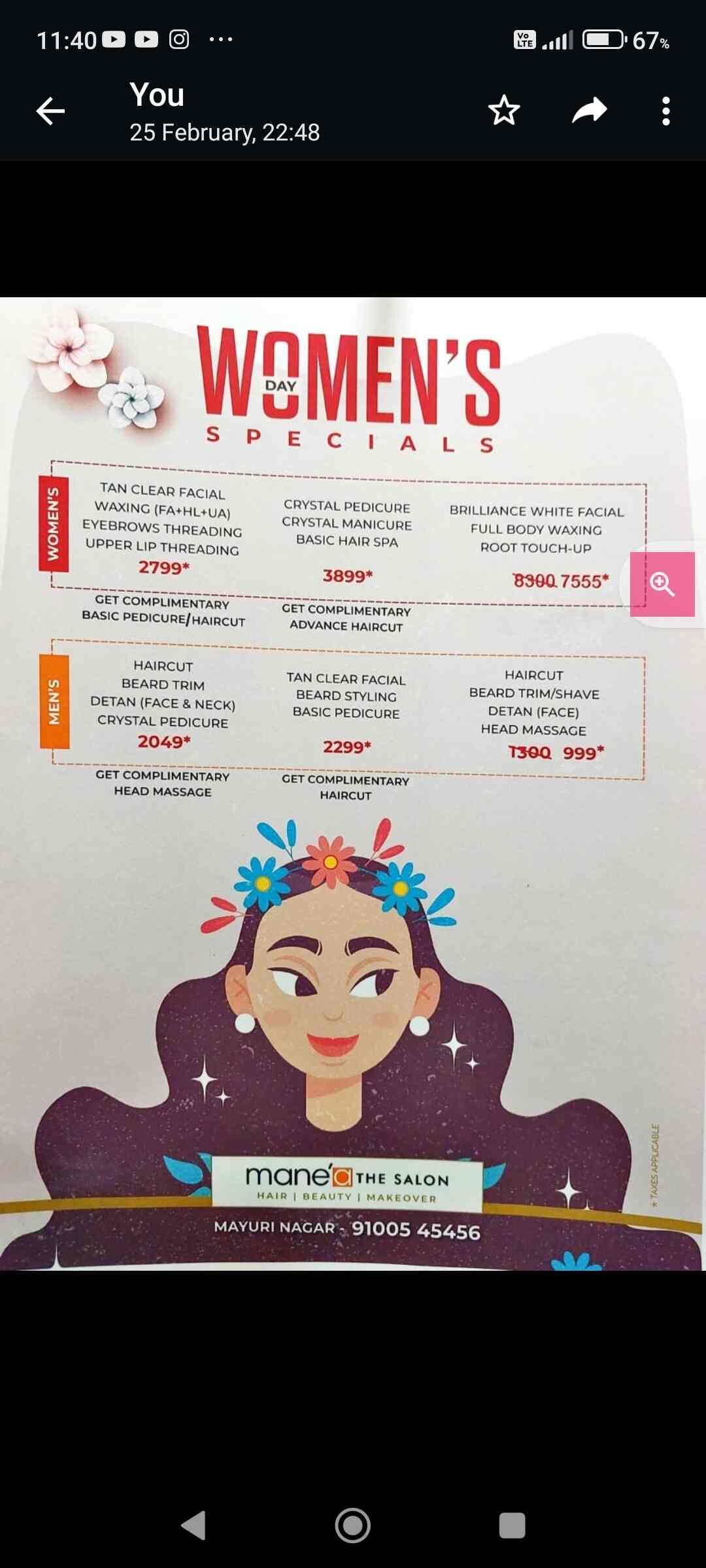 Manea Salon & Spa in Miyapur,Hyderabad Best Beauty Salons in