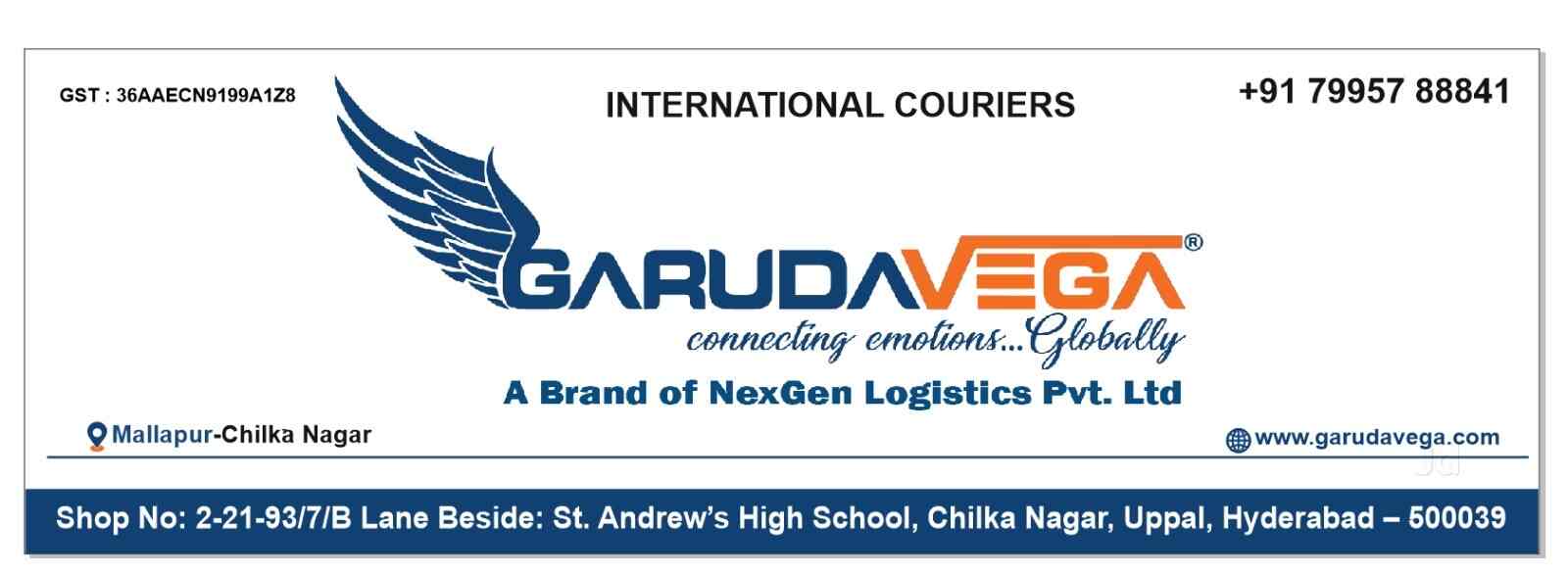 Garudavega Couriers in Begumpet,Hyderabad Best Courier Services in