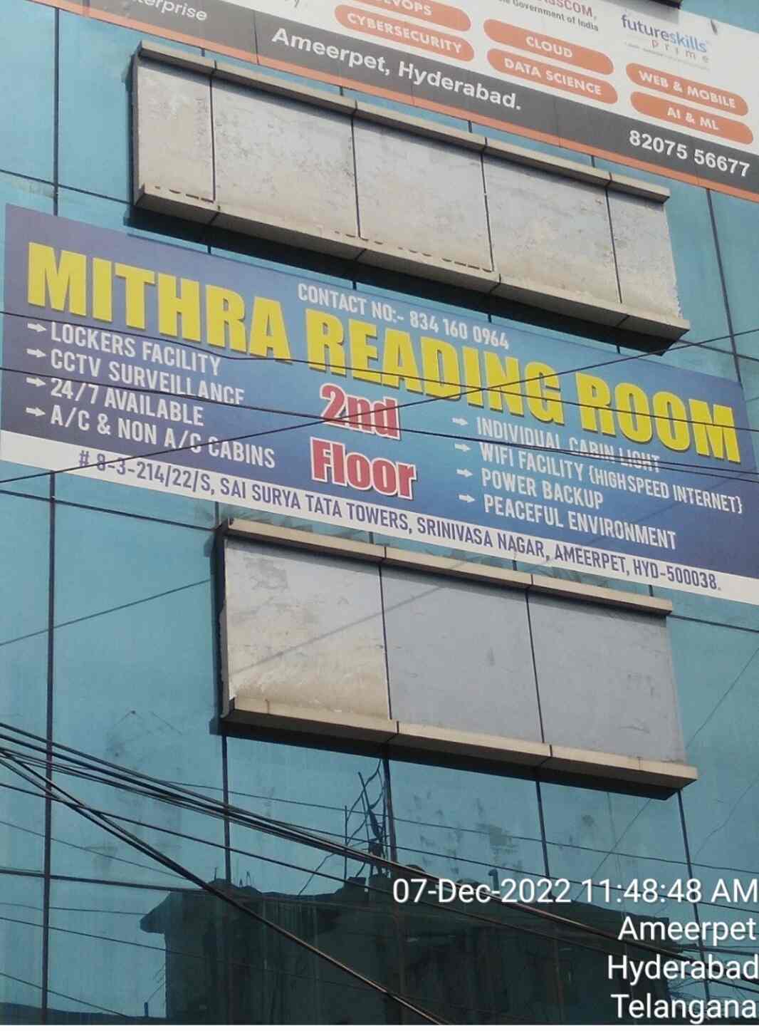 Mithra Reading Room2 in Ameerpet,Hyderabad Best Reading Rooms in