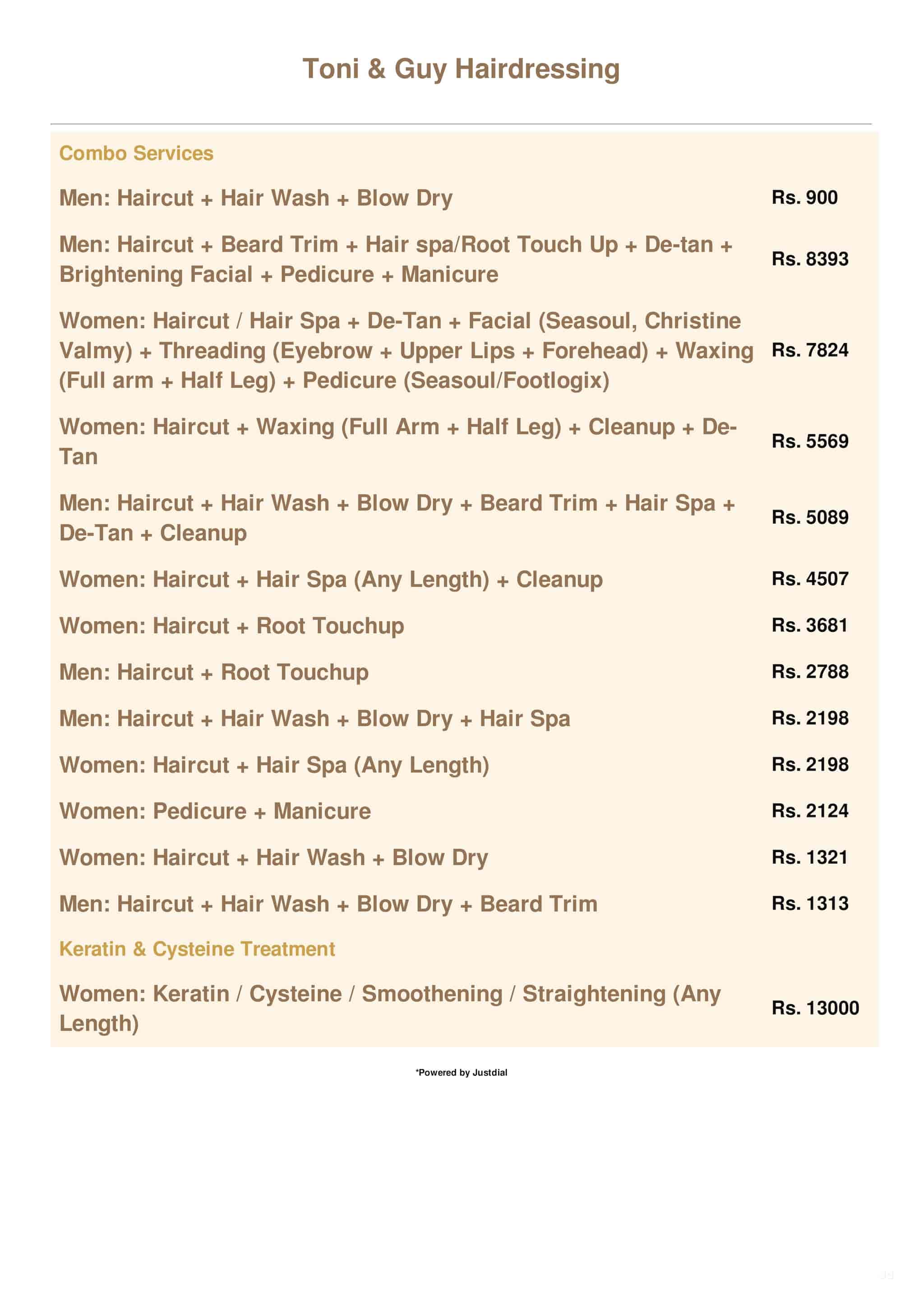 Top more than 117 hair spa toni and guy super hot ceg.edu.vn