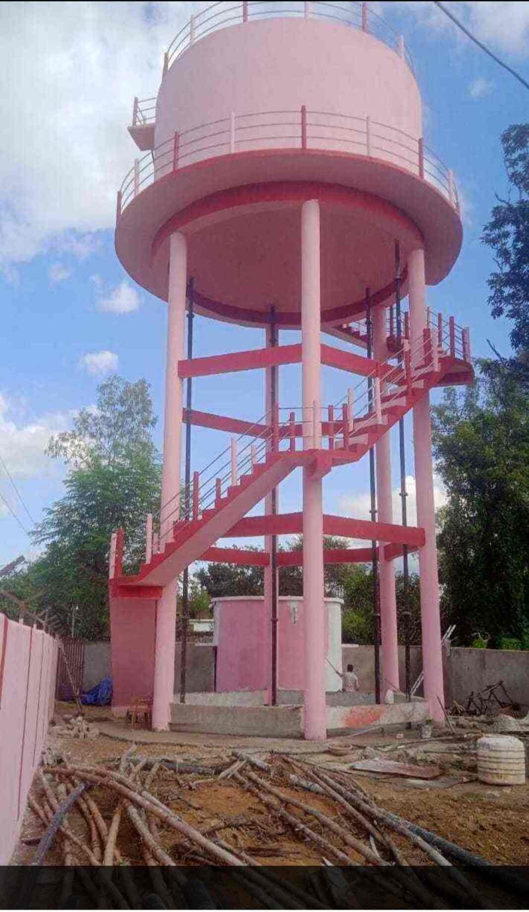 overhead water tank