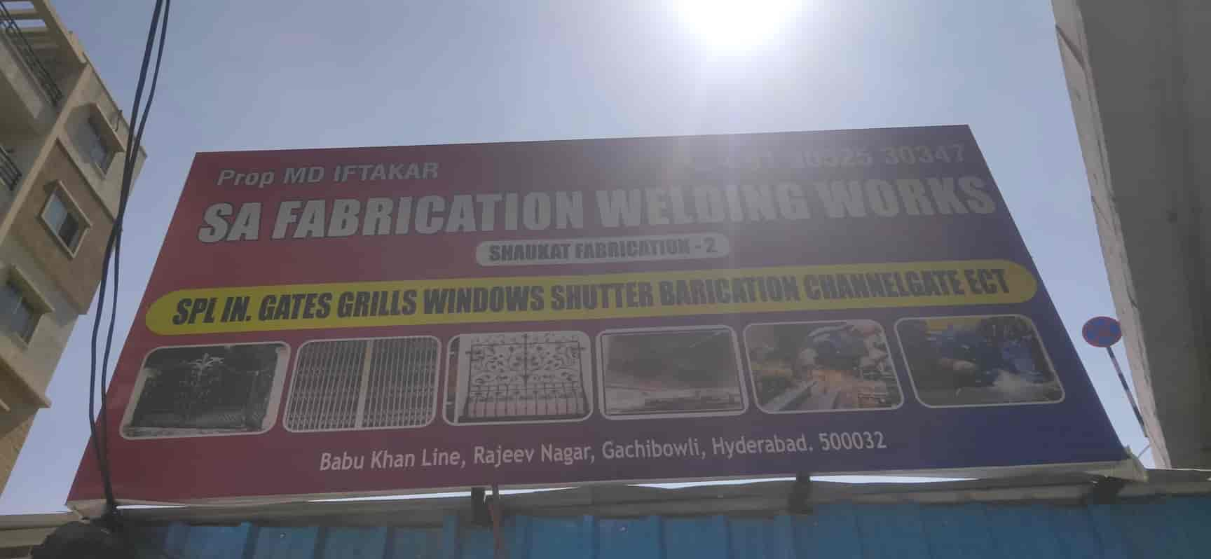 Sa Fabrication Welding Works Reviews, Gachibowli, hyderabad - 34 ...