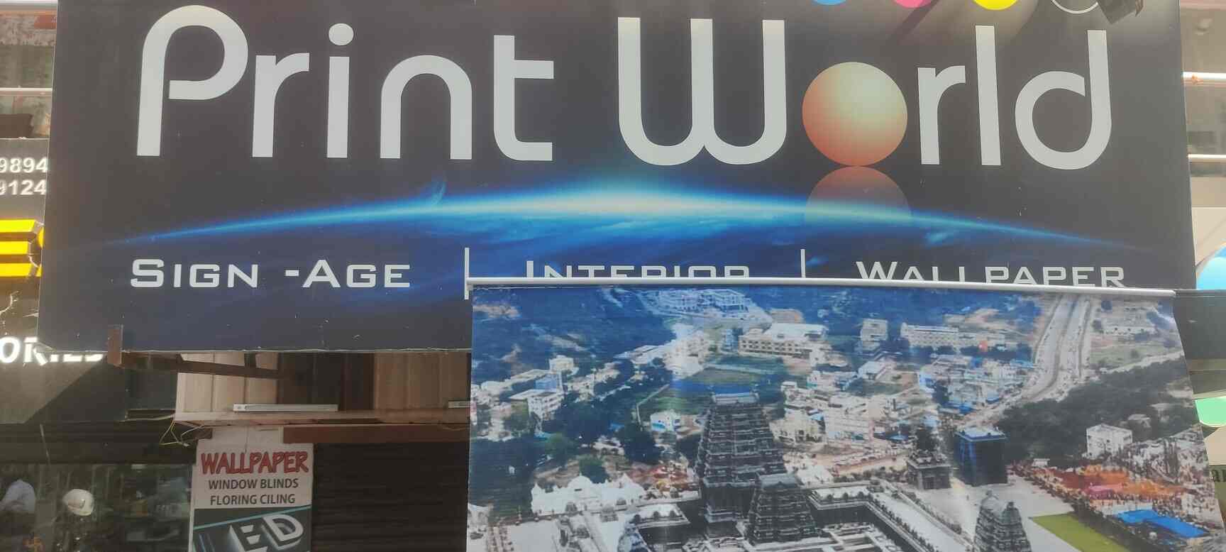 Print World in Kphb Colony,Hyderabad Best Printing Services in