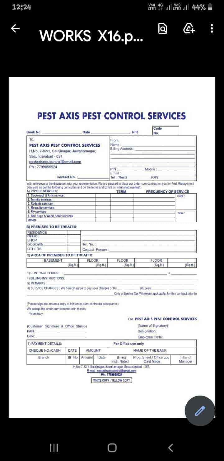 Pest Axis Pest Control Services in Hyderabad Best Pest Control