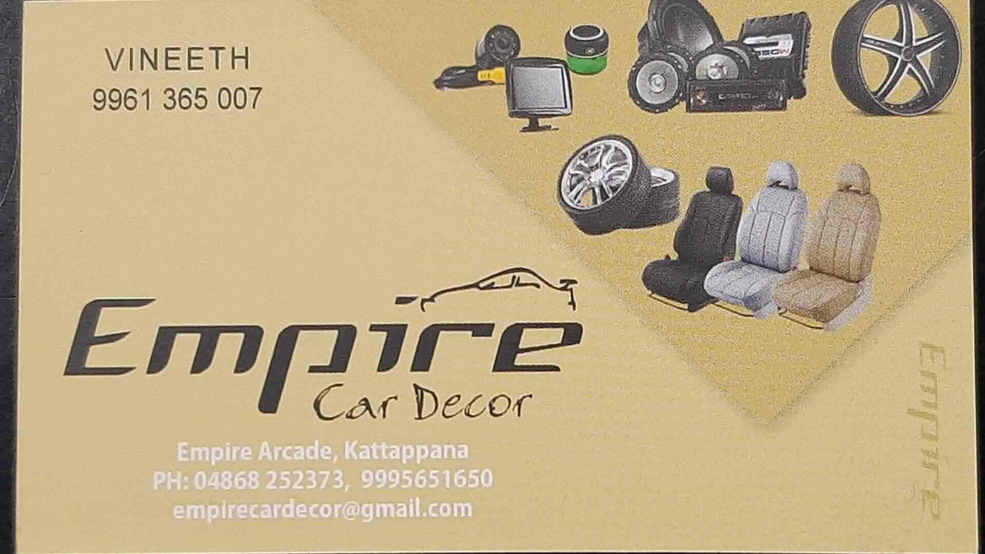 Empire Car Decor in Kattappana,Idukki Best Automobile Accessory Dealers in Idukki Justdial