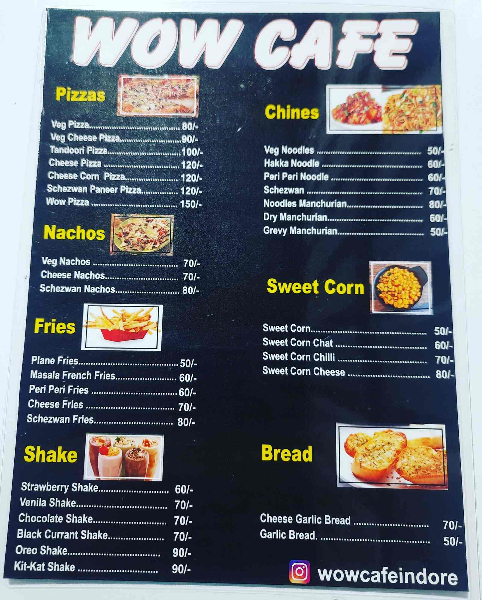 Wow Cafe in Gandhi Nagar,Indore - Order Food Online - Best Coffee
