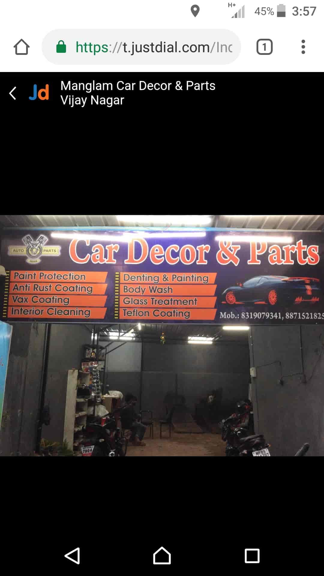 Auto Parts Shop Decoration