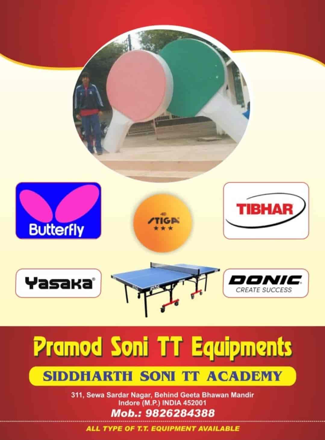 Pramod Soni Table Tennis Club and Equipments in Seva Sardar Nagar