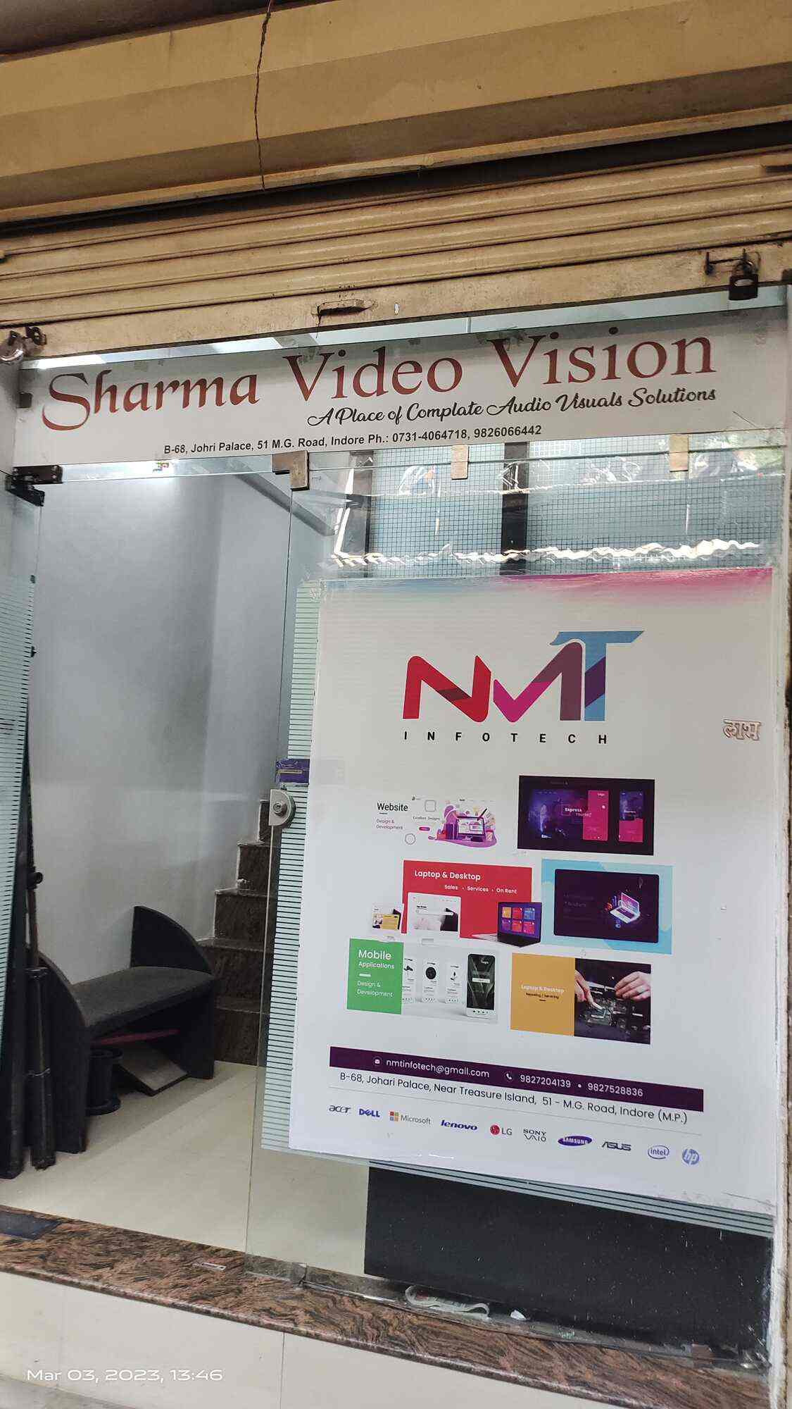 NMT Infotech in Mg Road Indore,Indore Best HPLaptop Repair