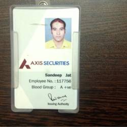 Axis Bank Employee Id Card