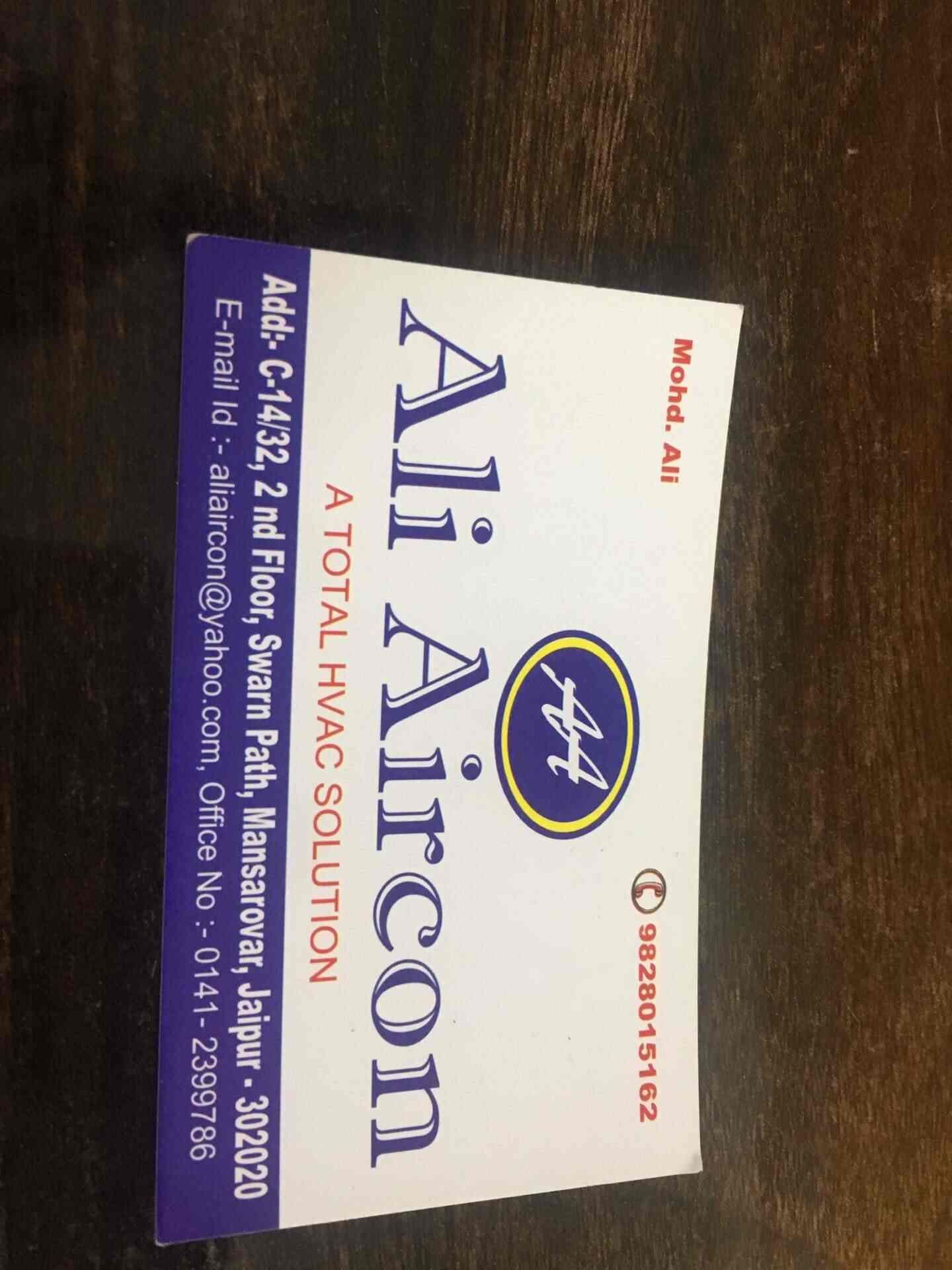 Ali Aircon in 22 Godam,Jaipur Best DaikinAC Dealers in Jaipur Justdial