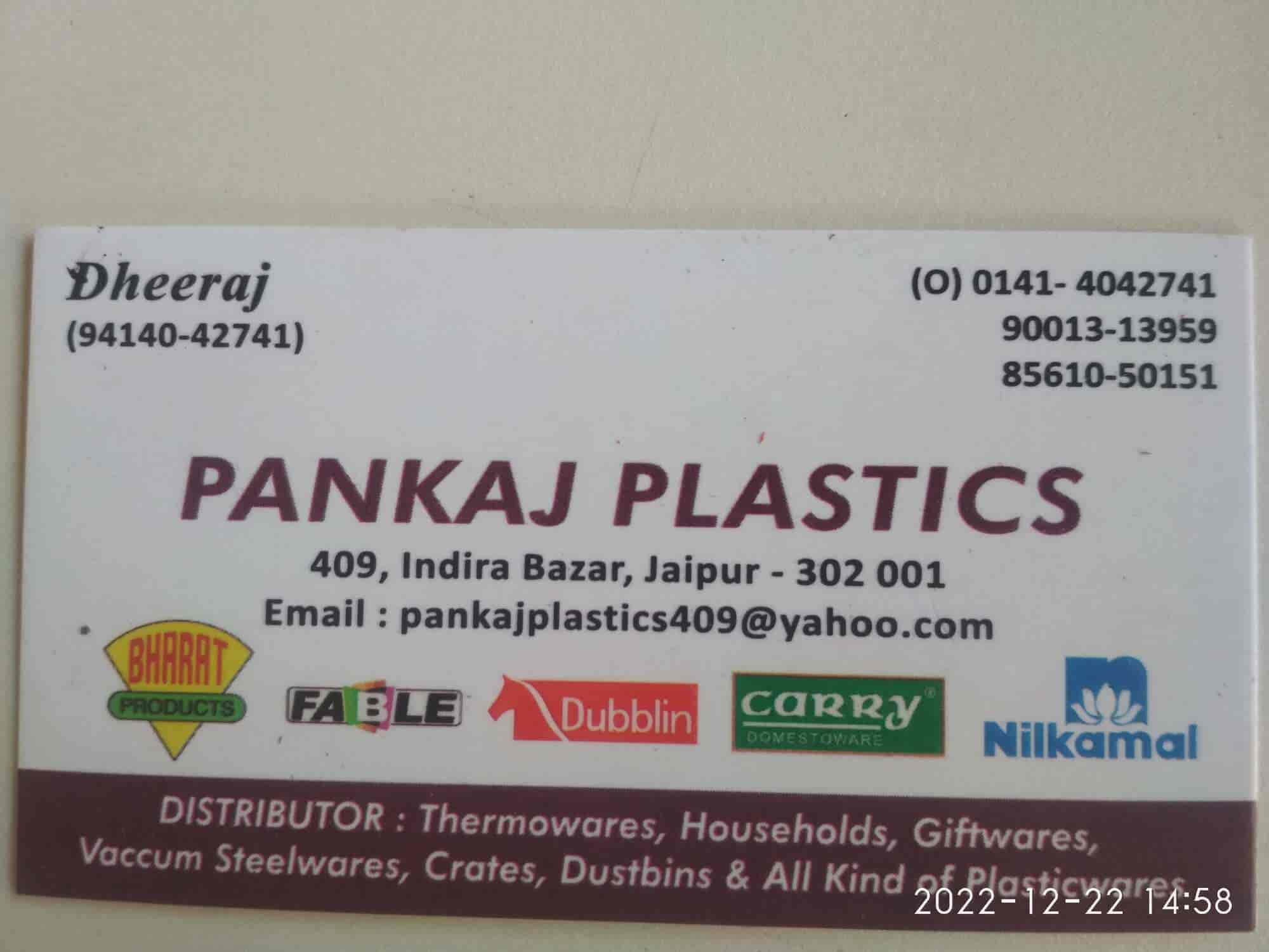 Pankaj Plastics in Indira Bazar,Jaipur Best Plastic Household Item Dealers in Jaipur Justdial
