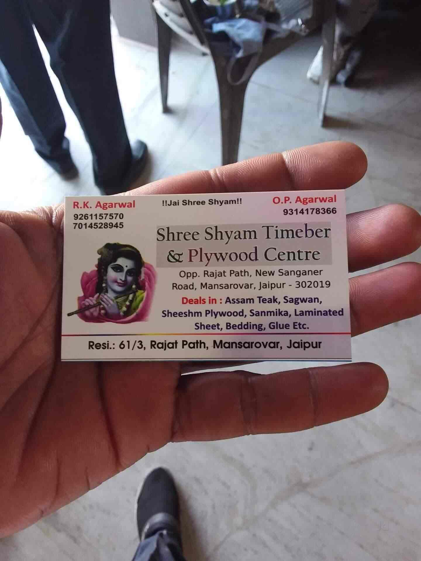 Shri Shyam Timber & Plywood in Mansarovar,Jaipur Best Plywood Dealers