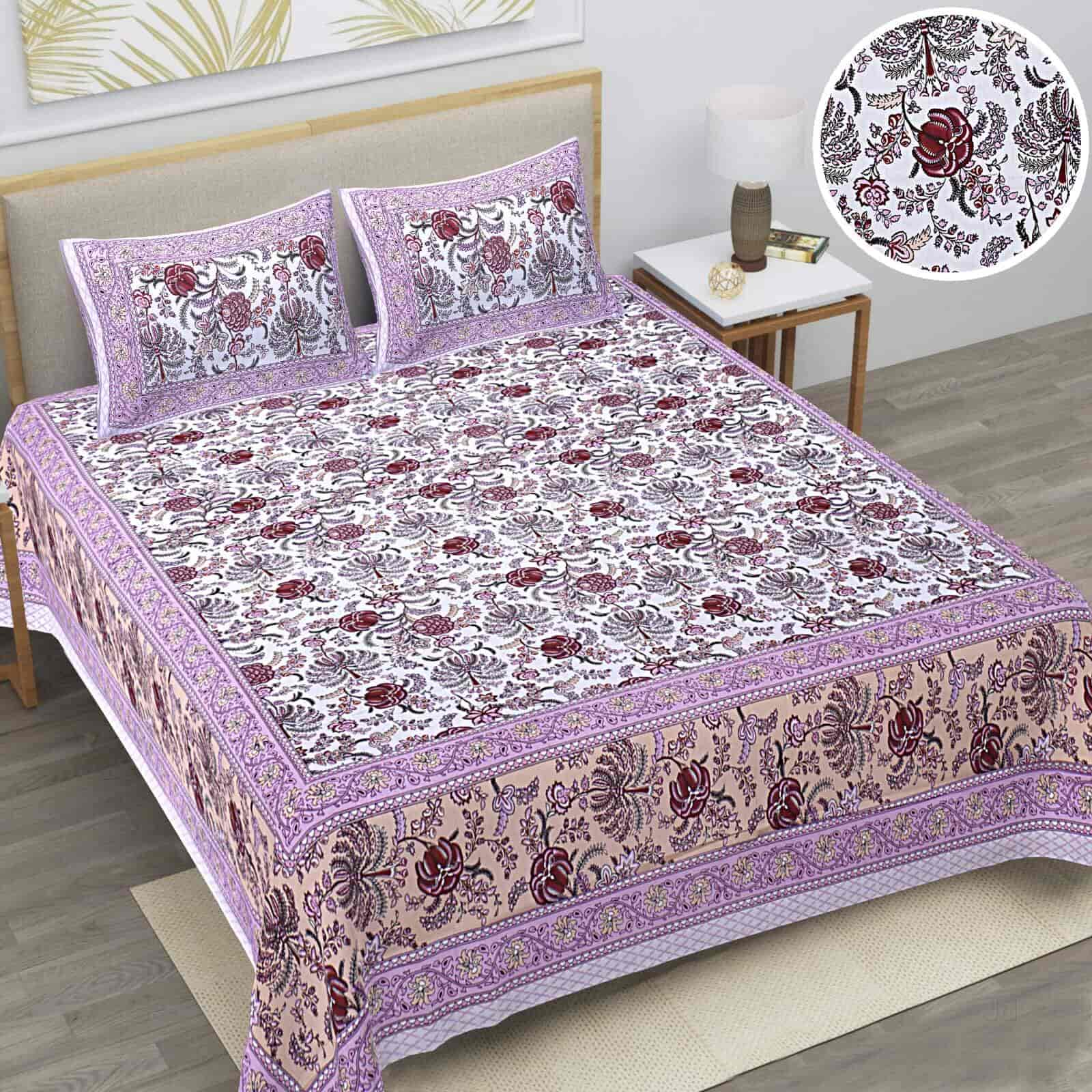 Top Sanganeri Print Bed Sheet Manufacturers in Jaipur सांगानेरी