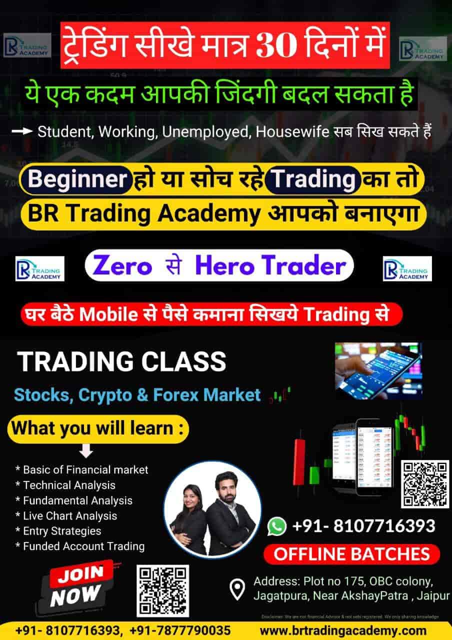 BR TRADING ACADEMY in Jagatpura Flyover Road,Jaipur - Best Share Trading Institutes  near me in Jaipur - Justdial