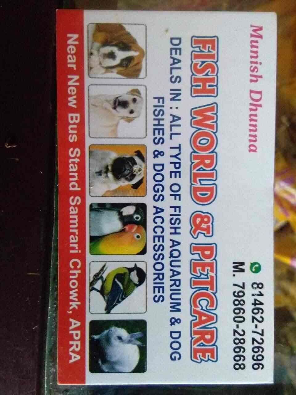Fish World & Petcare in Apra,Jalandhar Best Pet Shops in Jalandhar