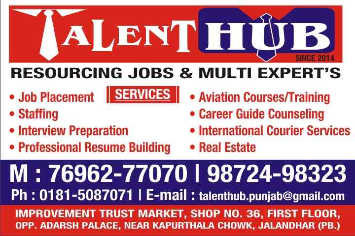 Talent Hub Jalandhar City Placement Services For Employers In Jalandhar Justdial Talent Hub Jalandhar City Placement Services For Employers In Jalandhar Justdial