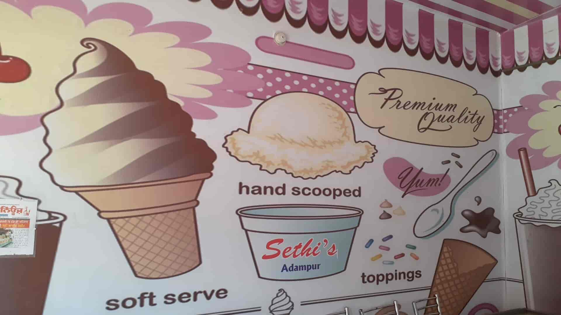 Sethi Ice Cream in Railway Road,Jalandhar Best Ice Cream Parlours in