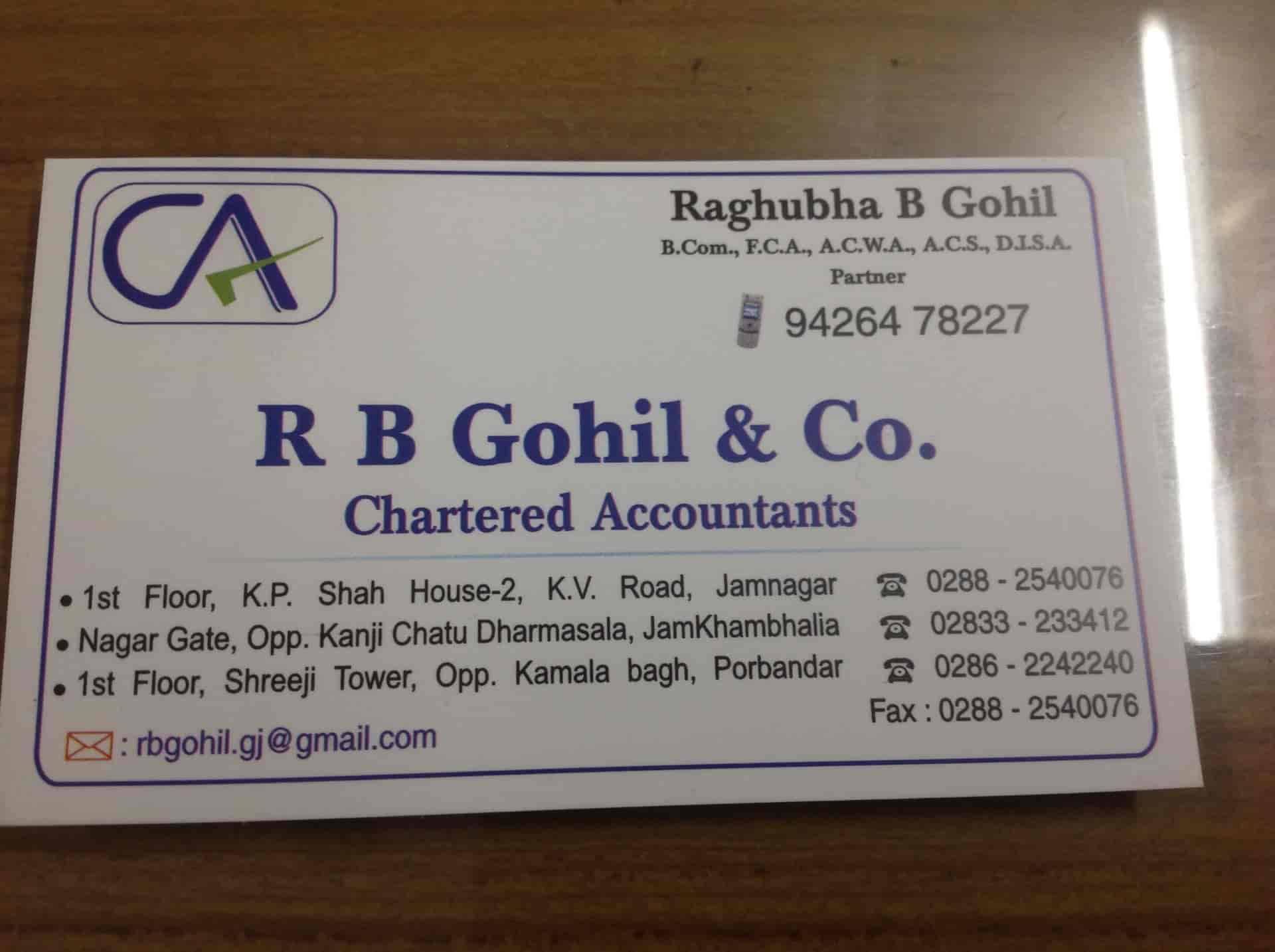 R B Gohil