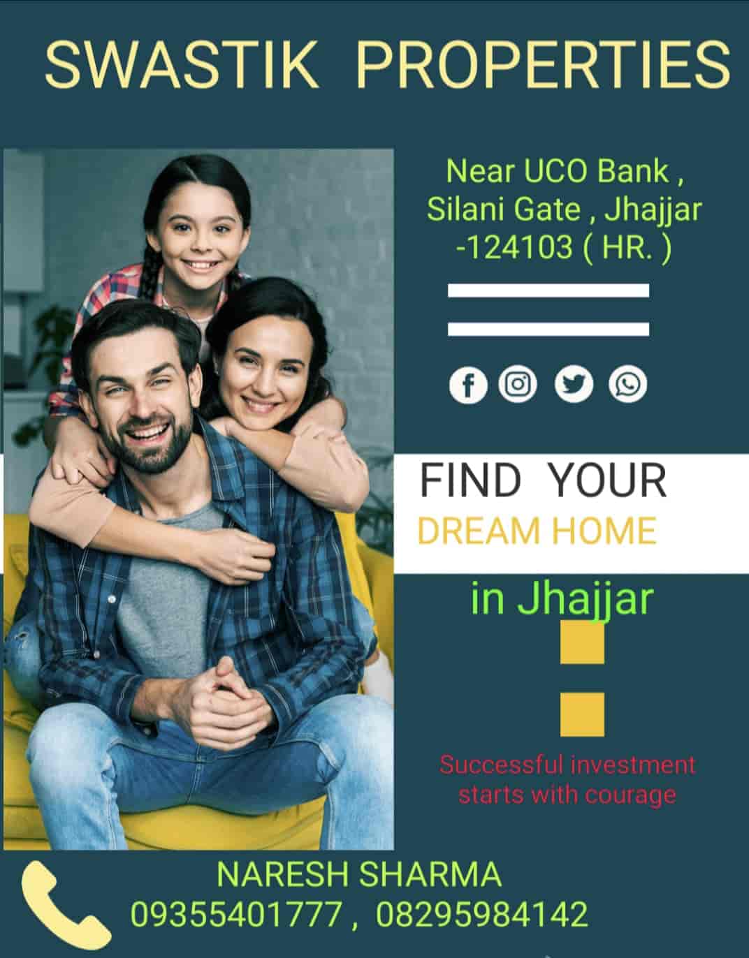 Top Real Estate Agents in Dadri Toe, Jhajjar Best Estate Brokers