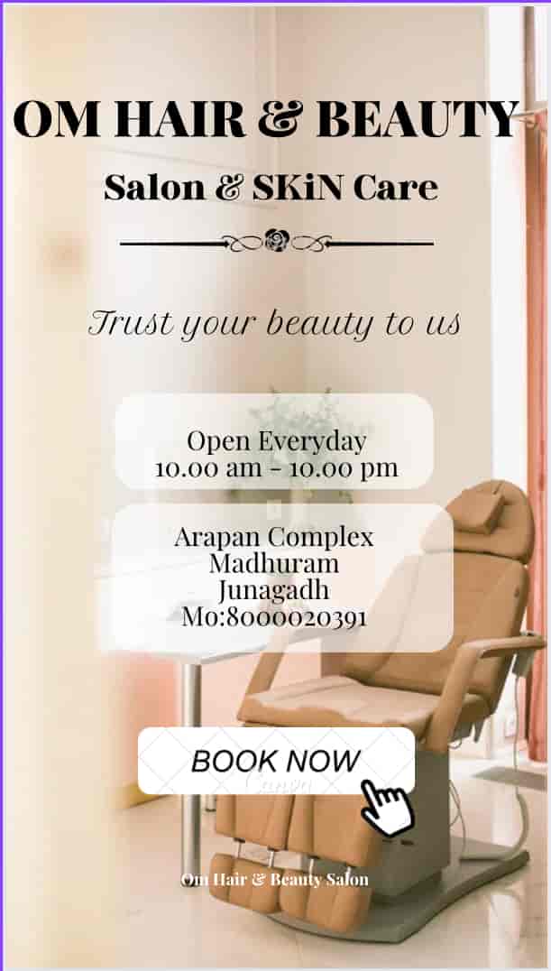 Om Hair & Beauty Salon in Agri Campus,Junagadh Best Beauty Salons in