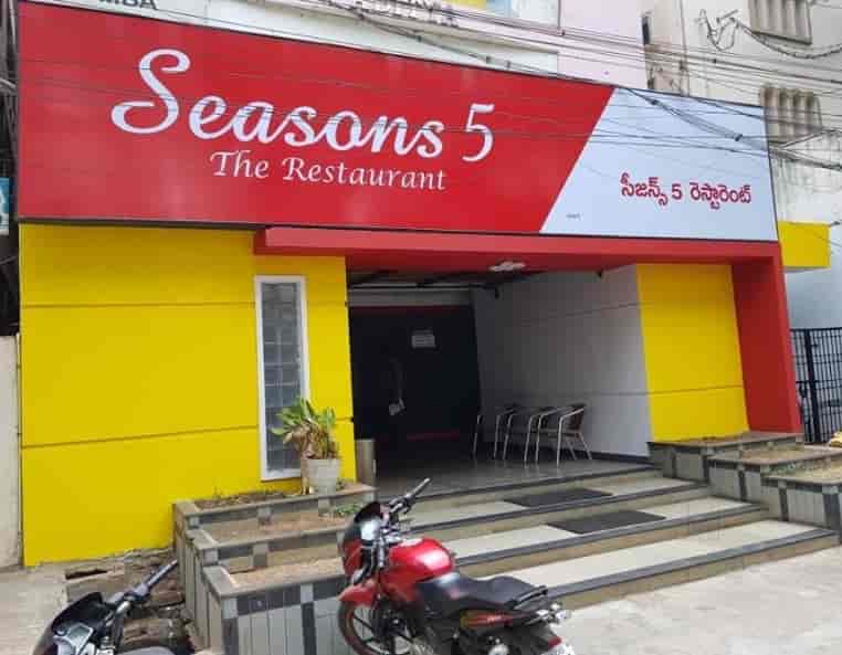 Seasons 5 The Restaurant, Ramaraopeta, Kakinada - Chinese, South Indian,  North Indian, Biryani, Punjabi, Multicuisine, Mughlai, Sea Food, Barbeque,  Gujarati, Italian, Indian, Tandoori, Kathiyawadi, Continental, Hyderabadi,  Maharashtrian, Fast Food, Non 