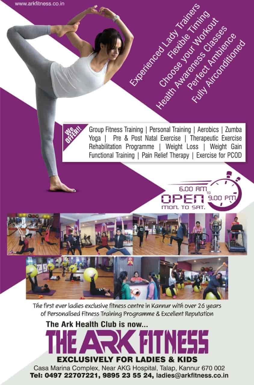 Top Fitness Centres For Women in Kannur Best Fitness Centres For