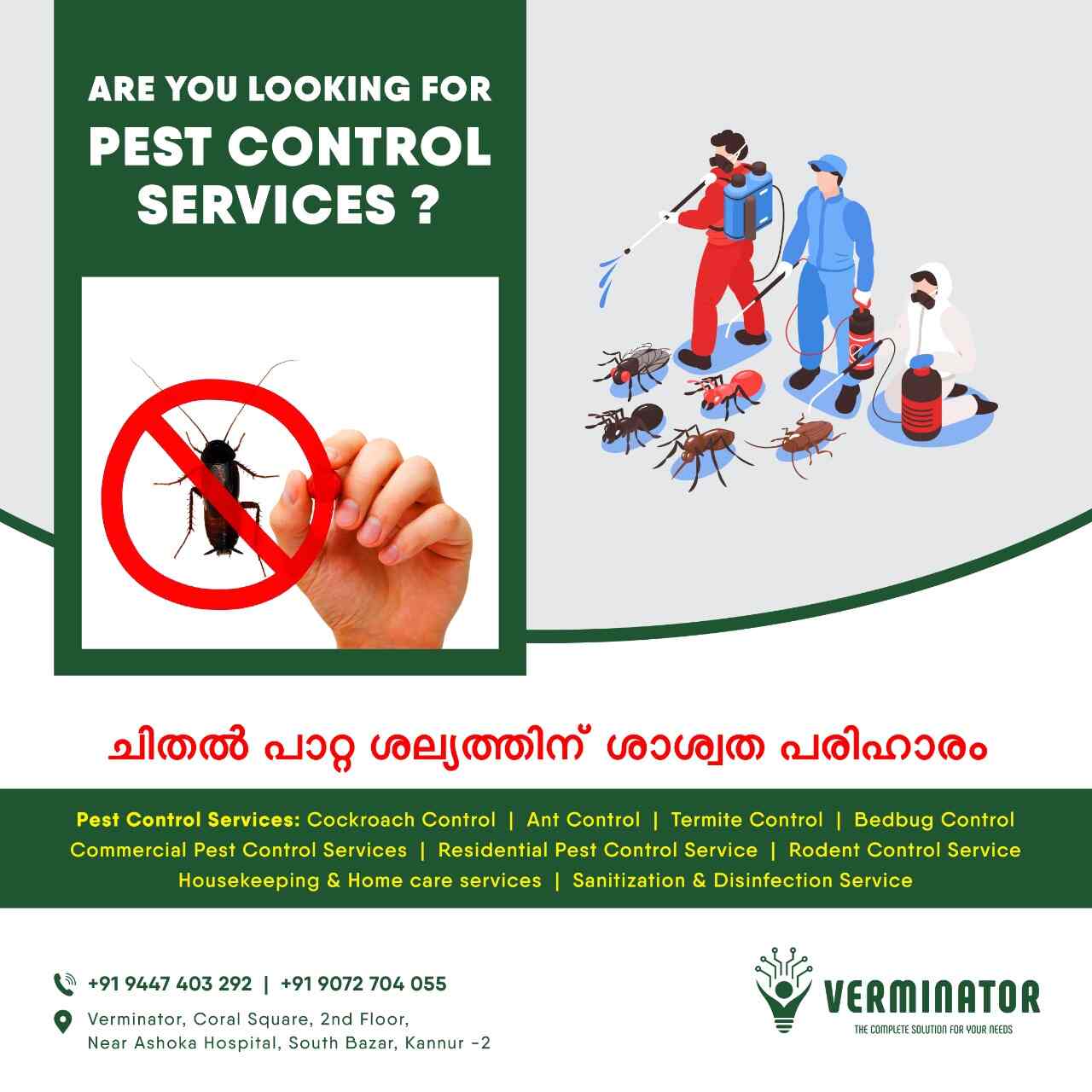 Top Fumigation Pest Control Services in Kannur Best Fogging Pest